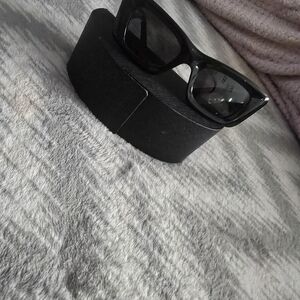 Prada Black Rectangular Sunglasses